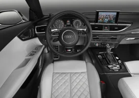 Audi S7 White interior.webp