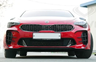 Front Bumper Devil`s Clow Canard Wing Fog Lamp Cover For Kia Stinger 2018~2019+ (3).webp