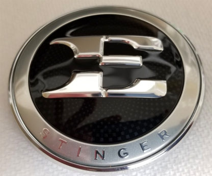 kia stinger e badge