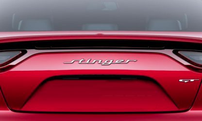 kia stinger badge rear