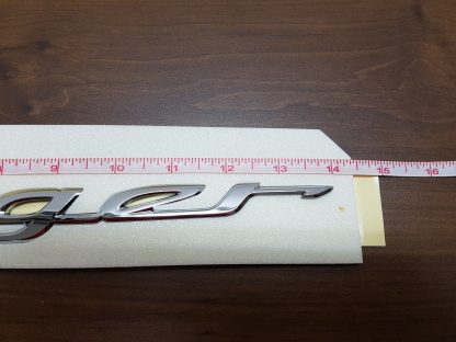 kia stinger trunk script badge emblem
