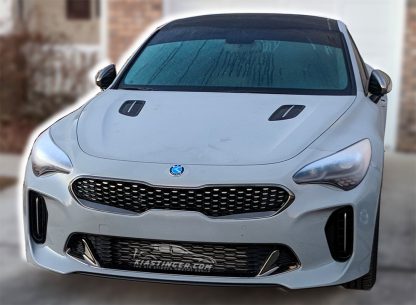 kia motors badge on stinger