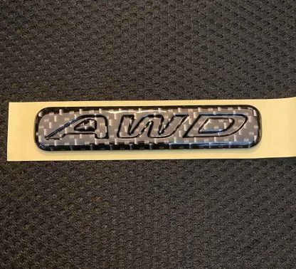 AWD Badge in Black, Chrome or Carbon Fiber Style - Image 4