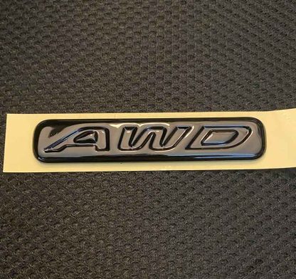 AWD Badge in Black, Chrome or Carbon Fiber Style - Image 5
