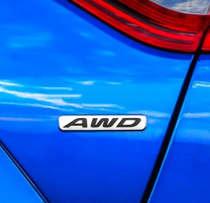 kia stinger awd badge