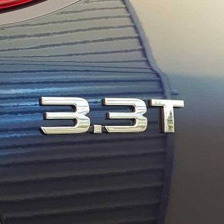 3.3T Badge in Black or Chrome