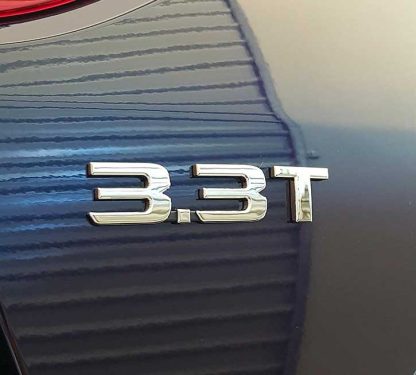 3.3T Badge in Black or Chrome
