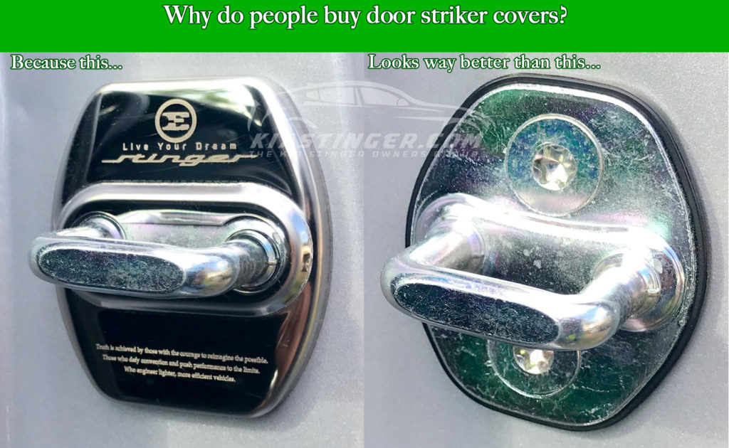 why do people buy door striker covers?
