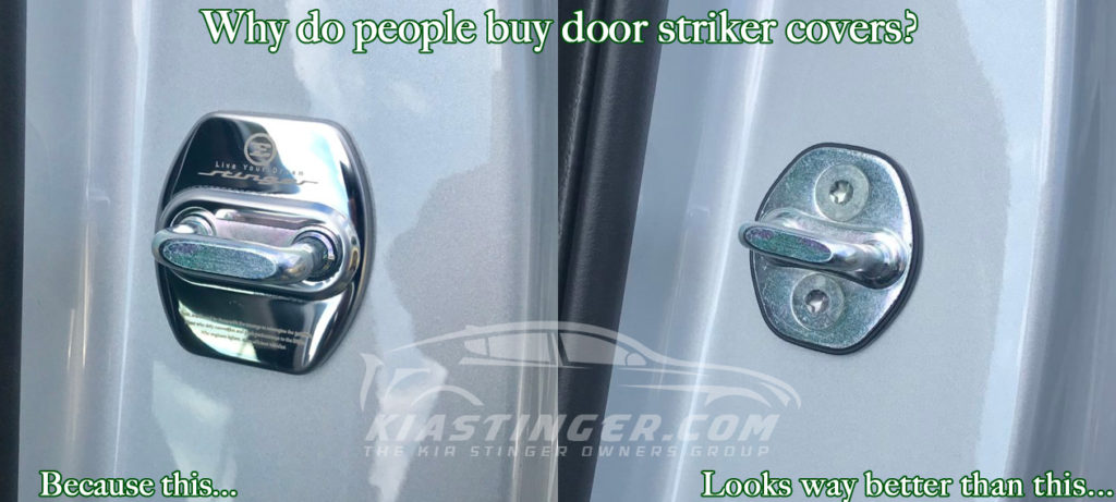 why do people buy door striker covers?
