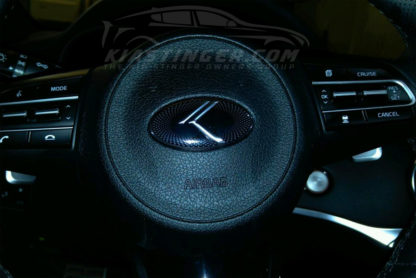 vintage k on steering wheel