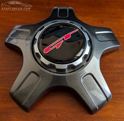 4 Wheel Center Cap Overlays with GT Design (Red/White)