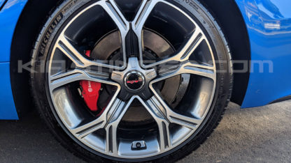 red white gt wheel cap overlay