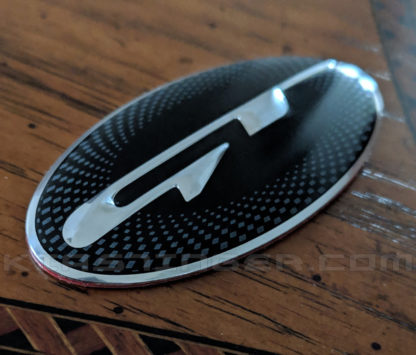 gt steering wheel emblem for kia stinger