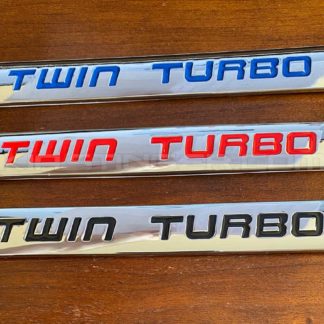 twin turbo badges