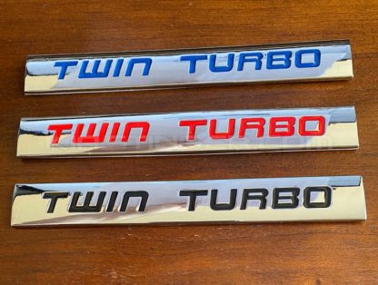 twin turbo badges