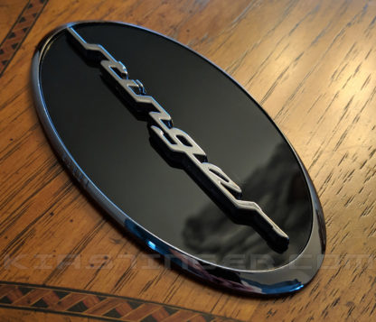 oval stinger badge emblem for kia stinger