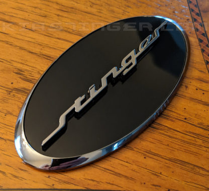 oval stinger badge emblem for kia stinger