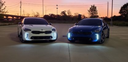 kia stinger led foglights ck71 drls