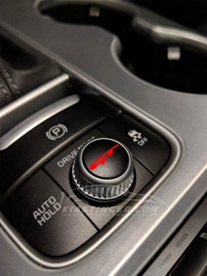 gt drive mode dial decal in red