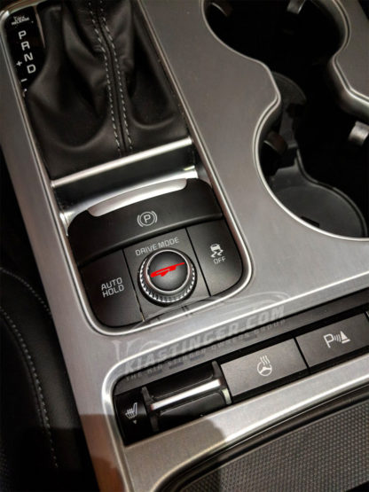 gt drive mode dial decal in red