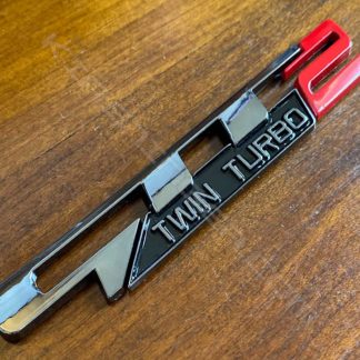 gtt2 badge gunmetal with red 2