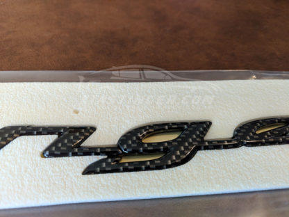 kia stinger carbon fiber rear hatch emblem