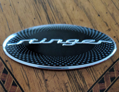 stinger steering wheel emblem for the kia stinger