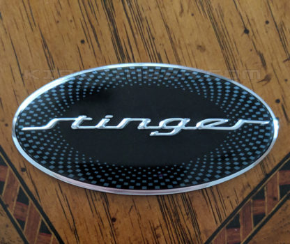 stinger steering wheel emblem for the kia stinger