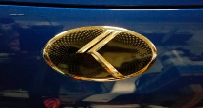 vintage k overlay on blue stinger gt