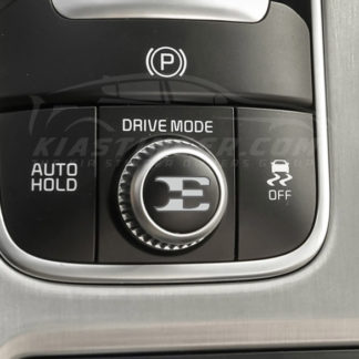 e drive mode dial decal for kia stinger
