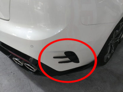 kia stinger rear back vent devil claws