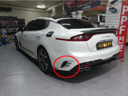 kia stinger rear back vent devil claws