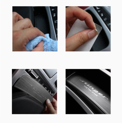aluminum cup holder console plates