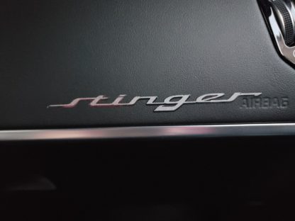 kia stinger metal stickers decals