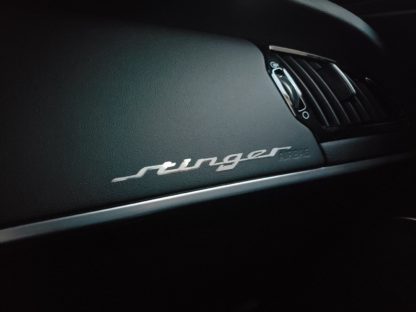 kia stinger metal stickers decals