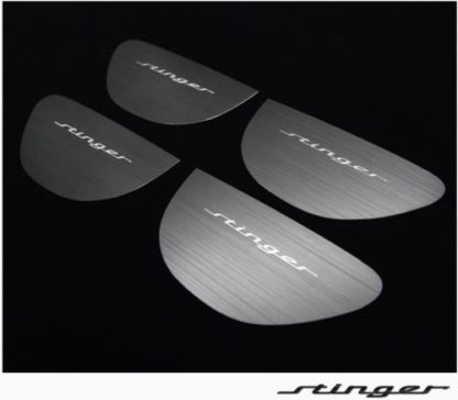 kia stinger aluminum door catch plates