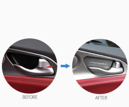 kia stinger aluminum door catch plates