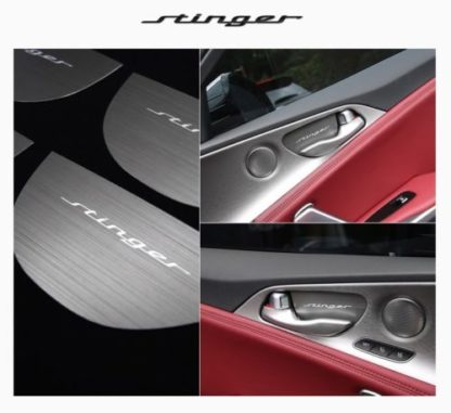 kia stinger aluminum door catch plates