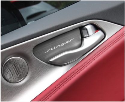kia stinger aluminum door catch plates