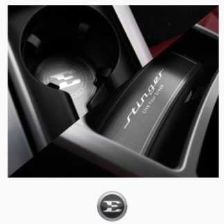 aluminum cup holder console plates
