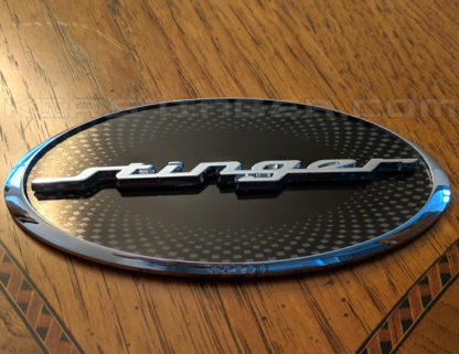oval stinger badge emblem for kia stinger