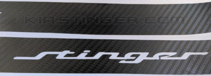 kia stinger side reflector decals