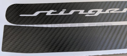kia stinger side reflector decals