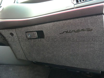 kia stinger glove box fabric