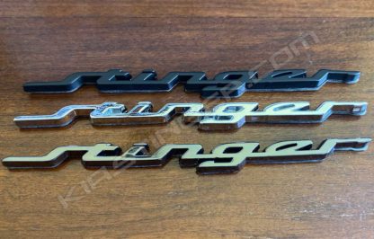 kia stinger accent emblems