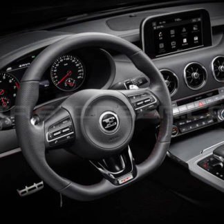 d-cut steering wheel for kia stinger