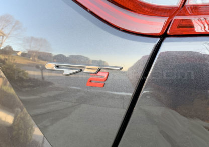 gt2 badge on kia stinger