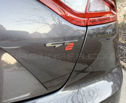 gt2 badge on kia stinger