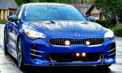 kia stinger led devils claw foglight canards