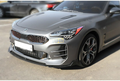 led lit foglight bumper canard for kia stinger